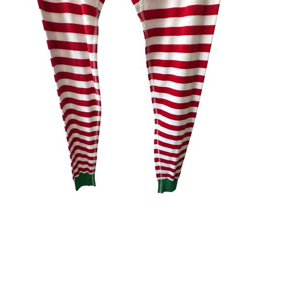 Hanna Andersson Red & White Stripe Pajama Pants Size Medium - Picture 3 of 6